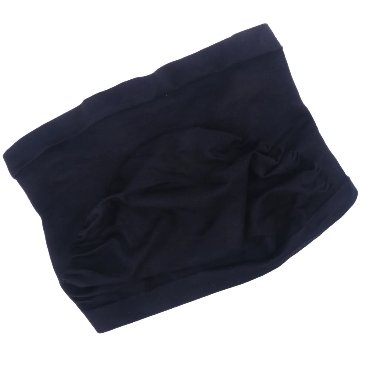 

Pregnant Women Care Belt Size L Black Wide Thick Strap Seamless Belly Band Soft Breathable Stomach Lift Pressure Relief