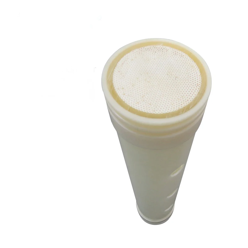 4000L/h 0,01 mícron Di: 110*908mm substituição de membrana UF de fibra oca/cartucho com qualidade alimentar de PVC adequado para φ127mm QY-GS4000LB