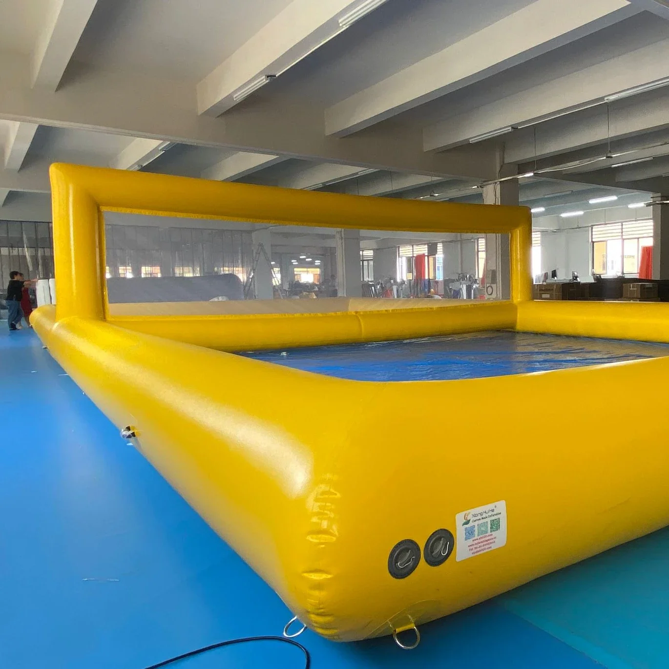 Water Inflatable Beach Volleyball Court For Sale Water Polo Field Games Floating Water Sports Inflatable