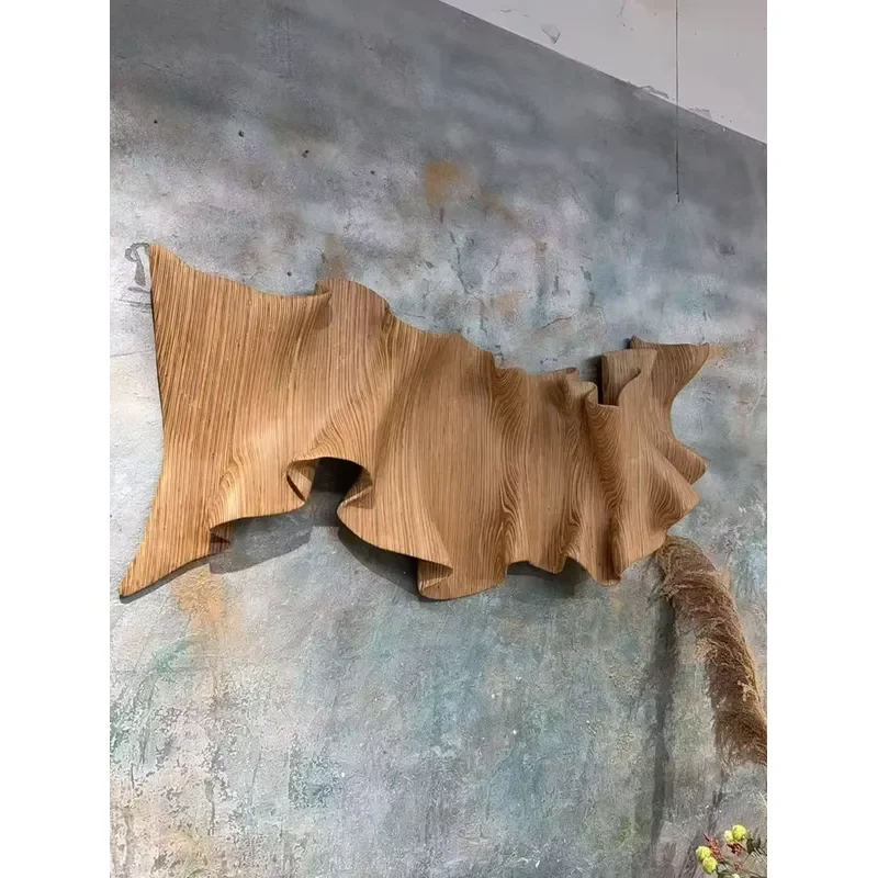 Painel Decorativo de Parede Personalizável em Madeira Feito à Mão, Arte de Parede em Estilo Art Déco para Decoração de Casa