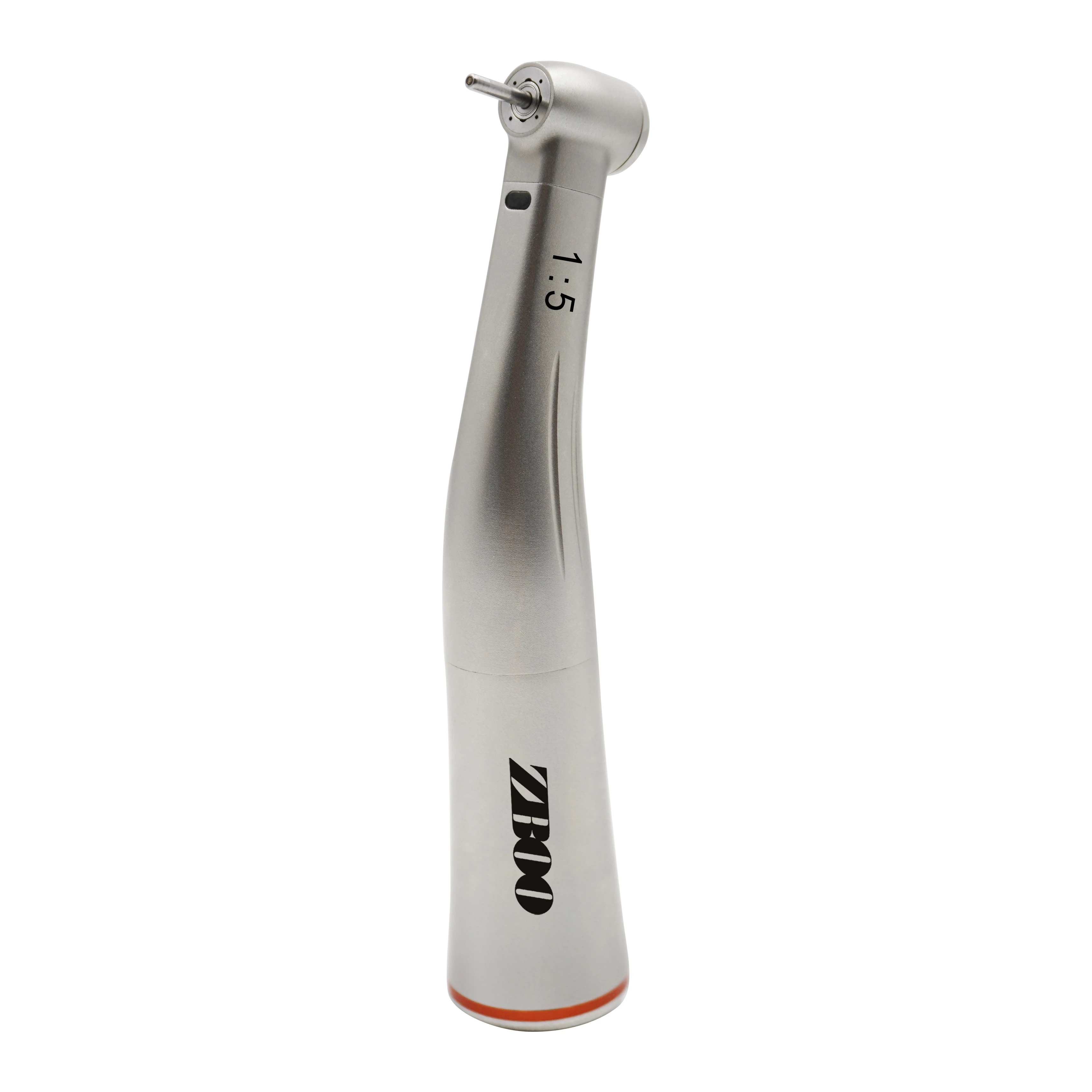 1:5 Push Button Low Speed Fiber Optic Contra Angle Handpiece Dental Equipment With Red Ring X95L image 3
