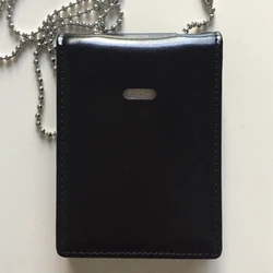 NEW US Style Bead Chain ID Badge holder Driving license Card Holder multi-card pocket wallet name tag cases
