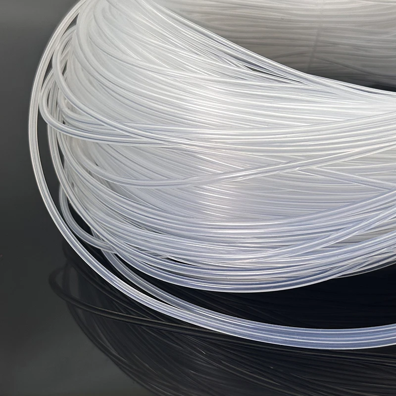 High temperature resistant ID 0.3~4mm food grade high transparency capillary silicone hose safe and odorless household thin tube