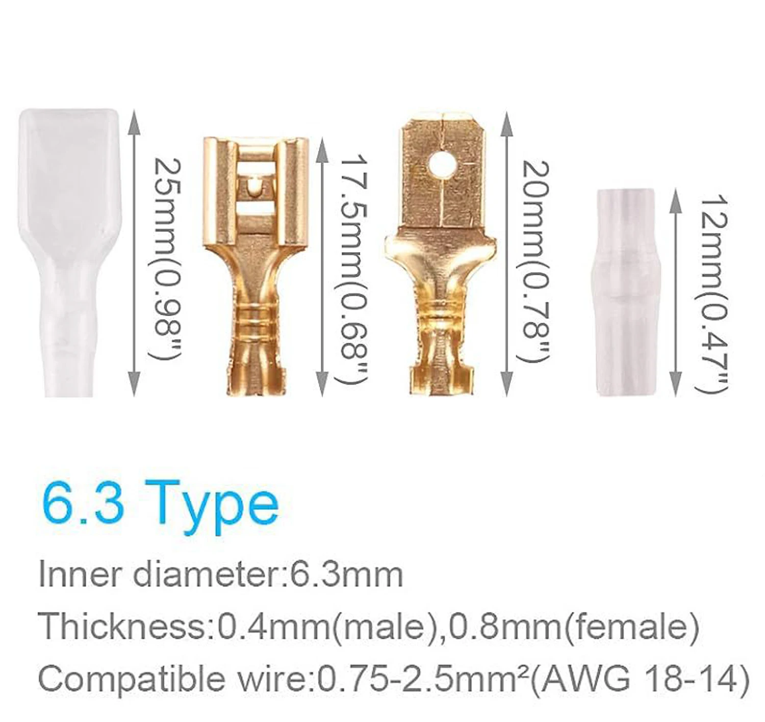 ขายส่ง600ชิ้นชนิดบรรจุกล่องฤดูใบไม้ผลิใบขั้วทองแดงดีบุกชุบเปลือยขั้วฤดูใบไม้ผลิสีทอง