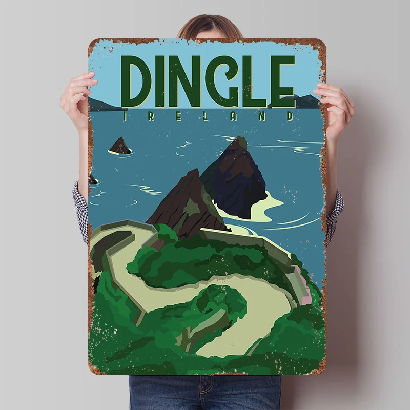Dingle Ireland Travel Printed  - Retro Gaming Ireland avis et prix