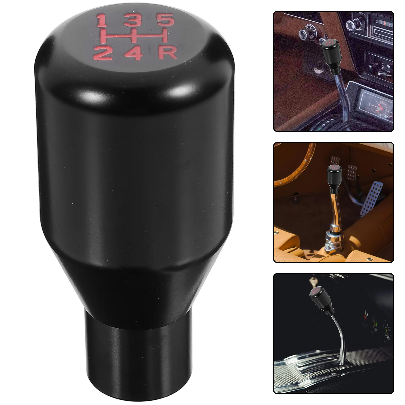

Universal 5-Speed Aluminum Alloy Manual Gear Shift Knob Replacement Car Interior Gear Stick Knob Automatic Knobs