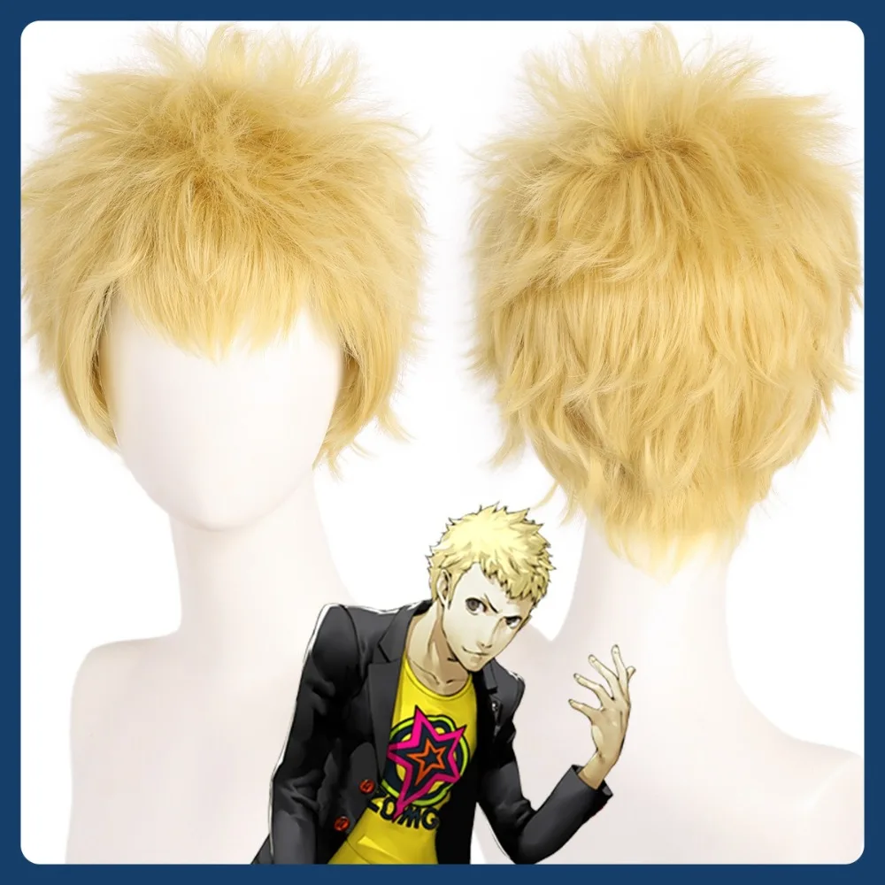 Mid-Jade Wig Store Ryuji Sakamoto Cosplay Perücke Anime Spiele Kostüme Requisiten Rollenspiel Perücken