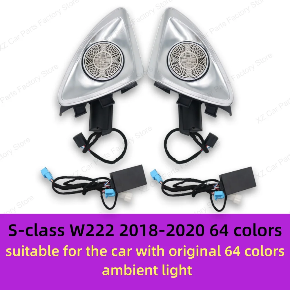 Für Mercedes-benz 4d Rotierenden Hochtöner C Glc E S-klasse W213 W205 W222 W223 X253 RGB Led leuchtende Auto Lautsprecher Horn Refit