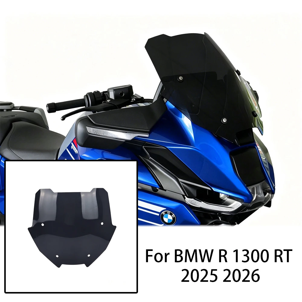 

New Motorcycle Windshield Windscreen Visor Deflector Kit For BMW R 1300 RT R1300RT 2025 2026 Front Screen Protector Accessories