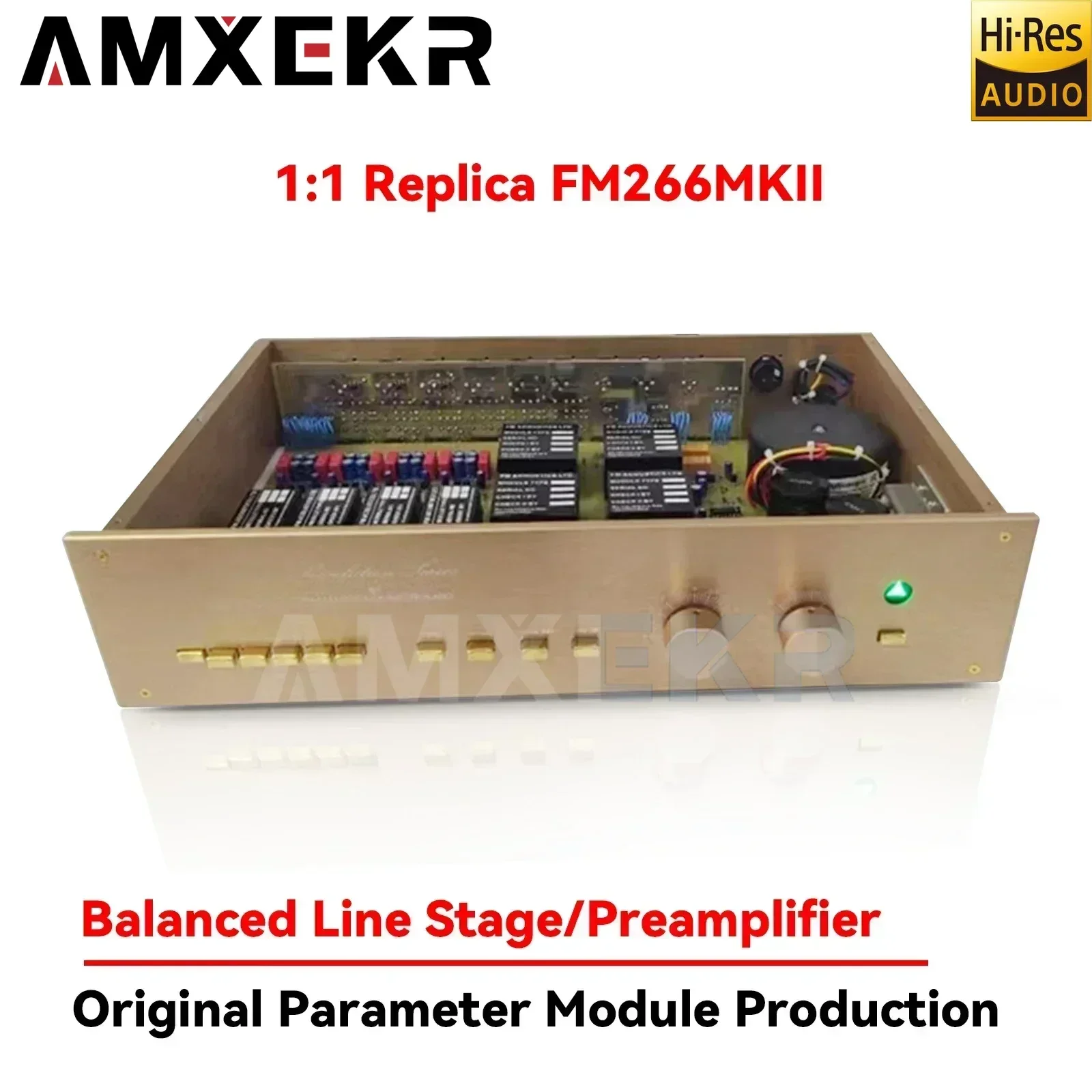 

AMXEKR Reference Switzerland FM266MKII Circuit Class A Fully Balanced Hifi Preamplifier audio amplifier