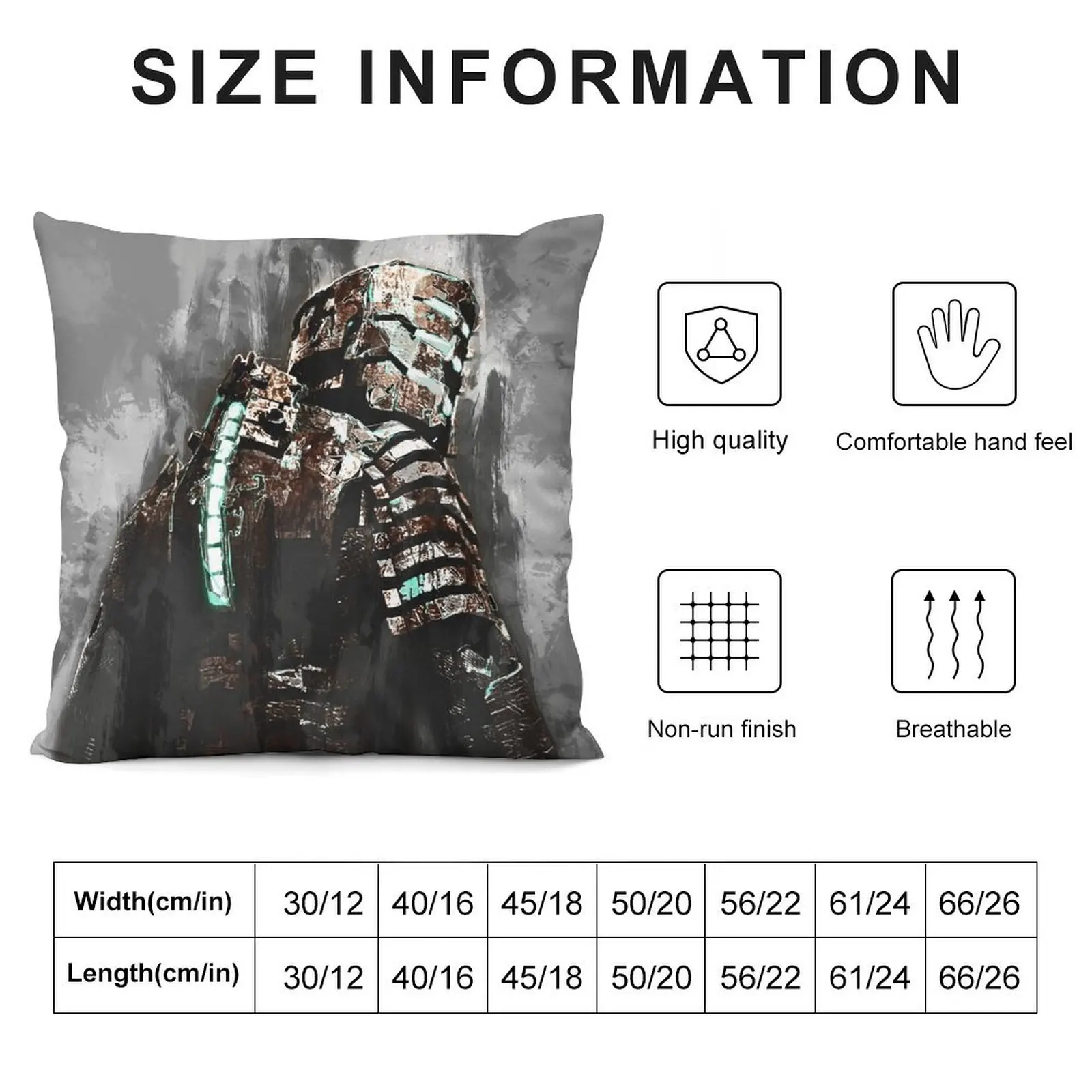 Isaac Clarke - Darkness of Space Throw Pillow sleeping pillows luxury sofa pillows Sofa Cushion pillow