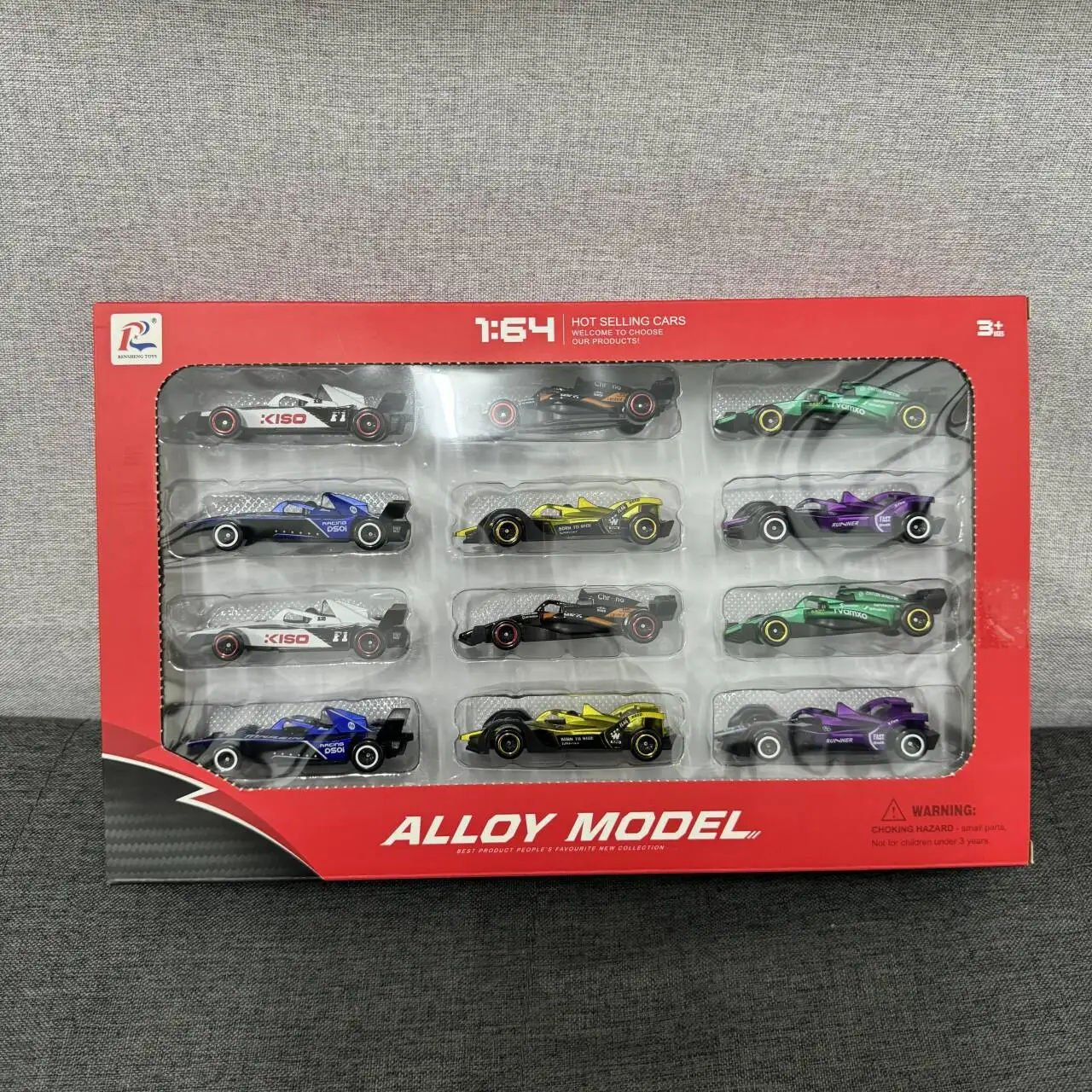 

12-Pcs Set Alloy Vintage Classic Car Model Children's Glide Toy Small Car Model Collection Ornament Mini Sedan Birthday Gift Set