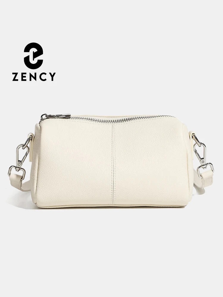 Zency Women's Handbag 100% Genuine Leather Ladies Shoulder Crossbody Bag