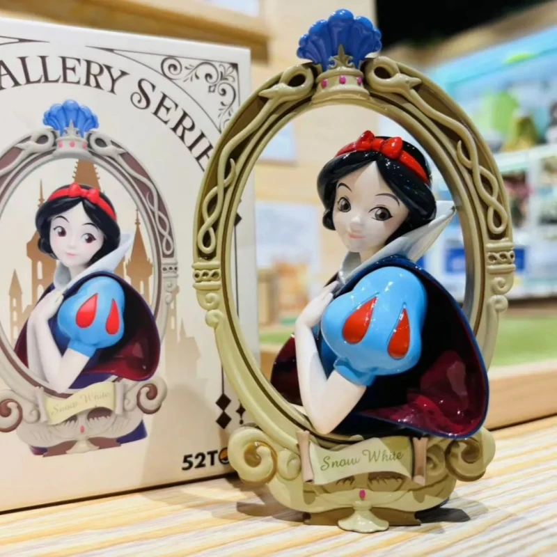 

Лидер продаж, 52 игрушки, серия принцесс Диснея, художественная галерея, слепая коробка, Белоснежка, Аврора, Жасмин, колокольчик, Мулан, аниме-фигурка, игрушка, Рождественский подарок