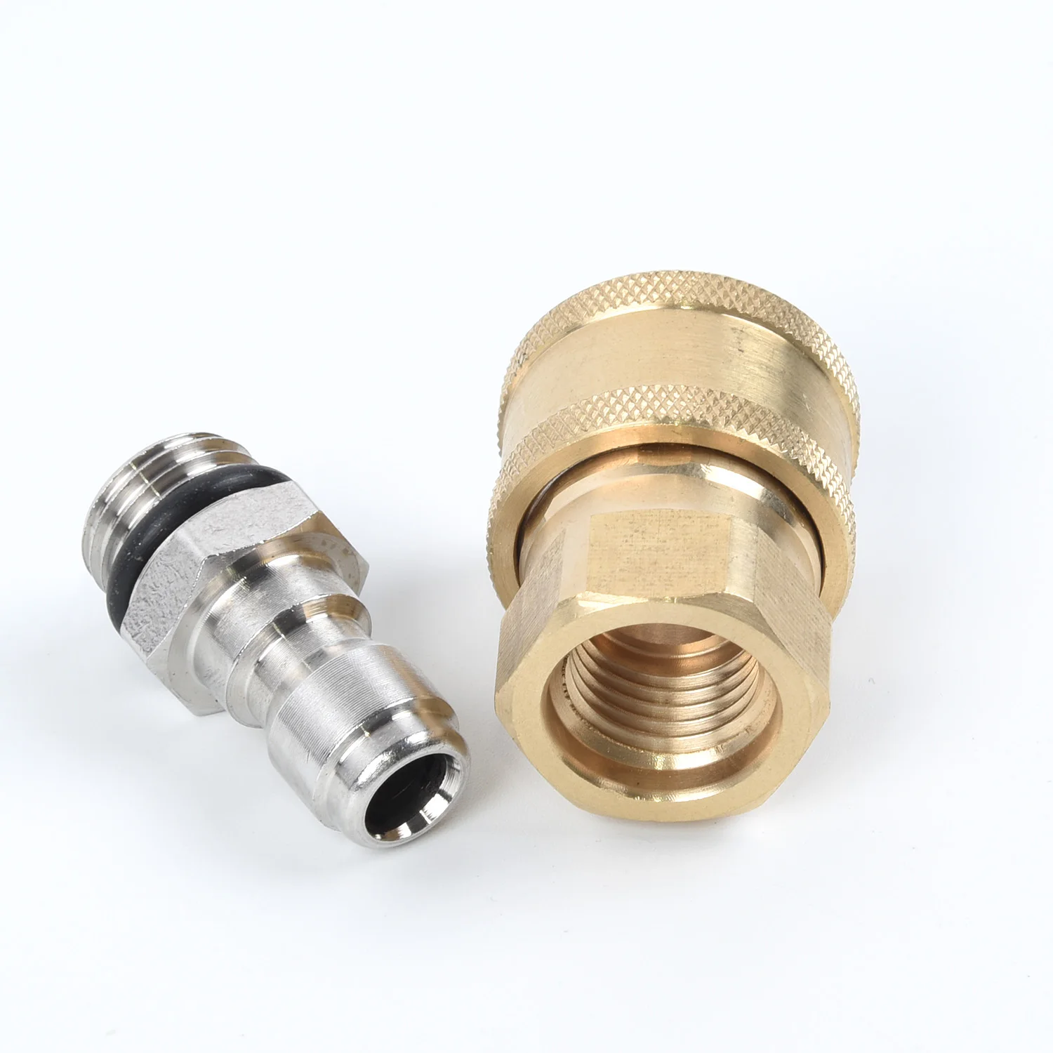 Convenient Connector 1/4 Male M22/14 Female Pair Quick Release Replacement Stainless Steel Washing Accessories