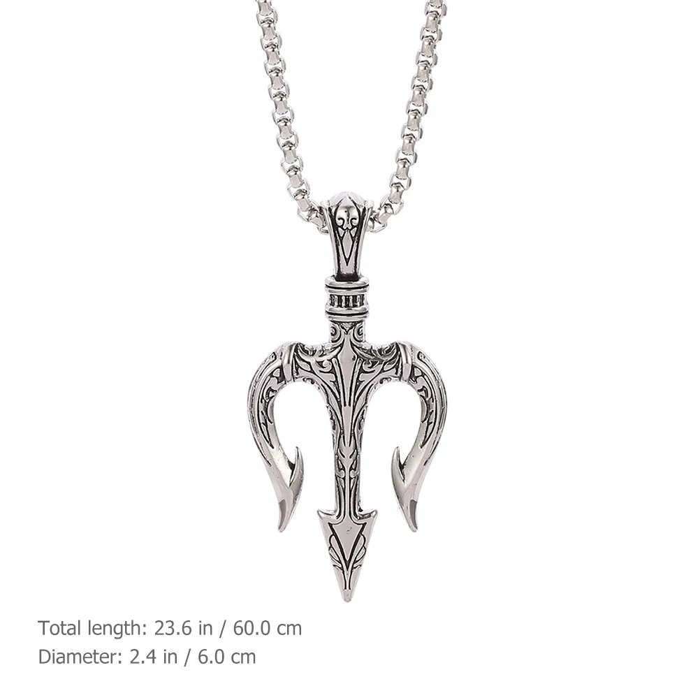 

Titanium Steel Necklace For Men, Pendant Hip Hop Gothic Chain, Vintage Punk Jewelry Gift For Boys, Mens Necklaces