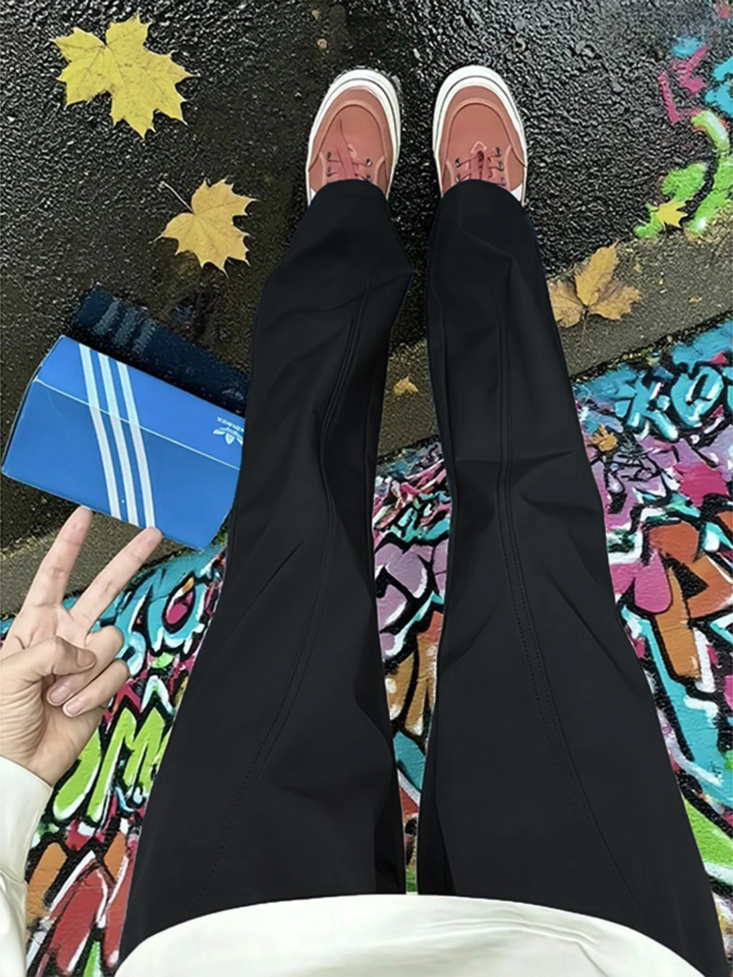 

Мужские повседневные брюки Bla Windproof Waterproof для осени, американского стиля, прямые, расклешенные, для активного отдыха, походов и альпинизма