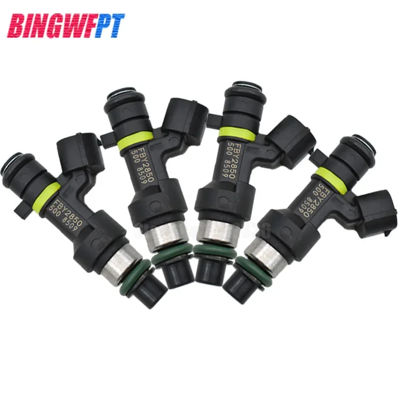 New Origina 4pcs Fuel Injectors FOR Qashqai Sentra J10 Tiida SC11X Cube C11X QR20DE 2.0L MR18DE 1.8L FBY1010 16600-EN200 FBY2850