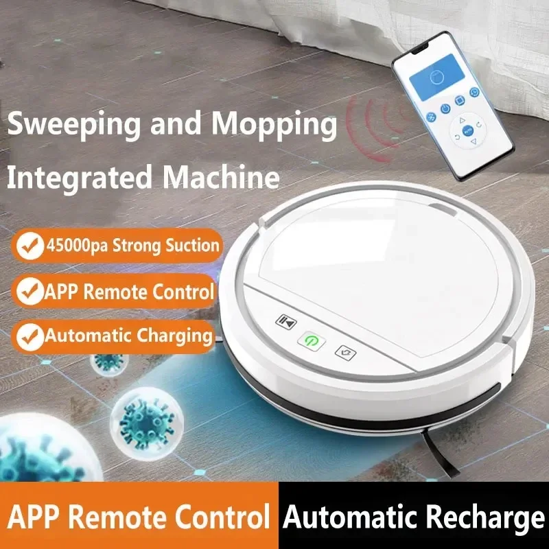 New Intelligent Sweeping Robot High Suction Automatic Recharge Planning Sweeping Washing Dragging Integrated Cleaning Machine