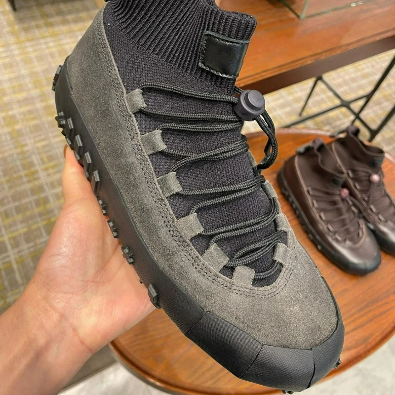Professional Hiking Shoes For Men High Top Outdoor Boots Mens Comfortable Mountain Shoes Man Designer Hunting Shoes Men