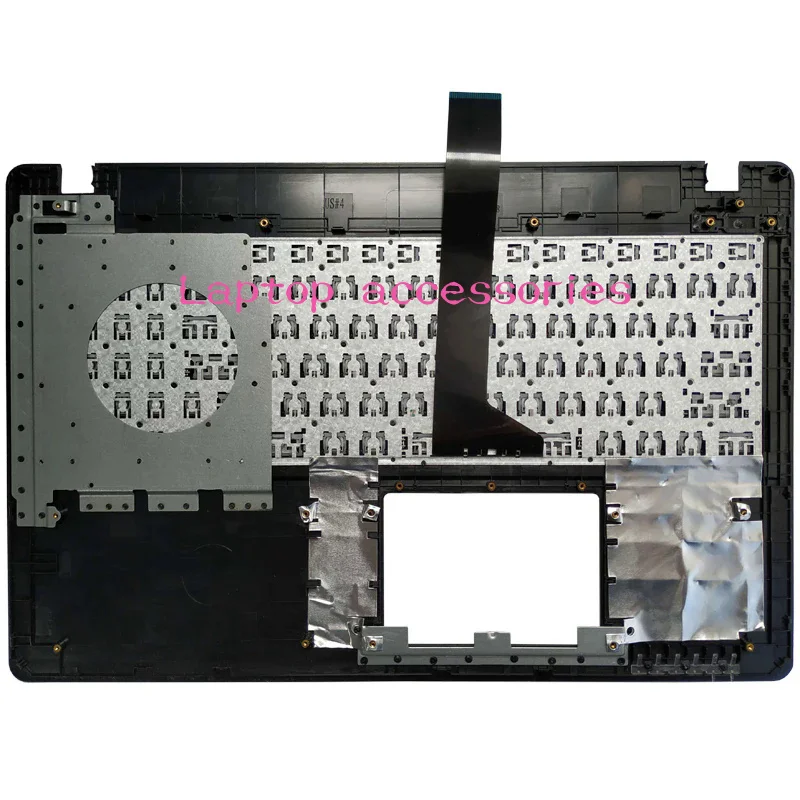 Teclado de laptop russo/eua para asus x552 x552c x552mj x552e x552ea x552ep x552l x552la x552cl r510l r510c r513 apoio para as mãos superior