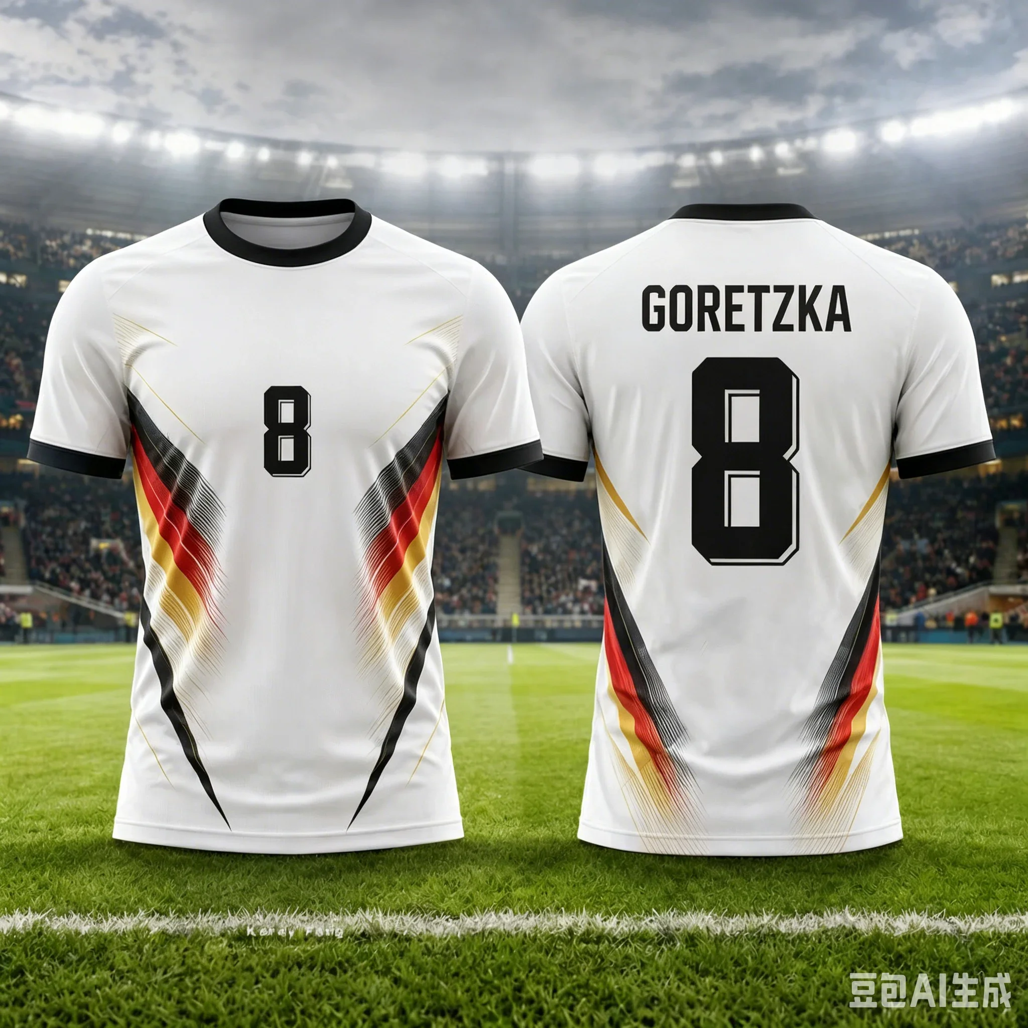 2026 Germany Soccer Jersey Black Red Gold Stripe T-Shirt No.2 7 8 9 10 14 26 Men's Breathable Quick Dry Football Training Y2k