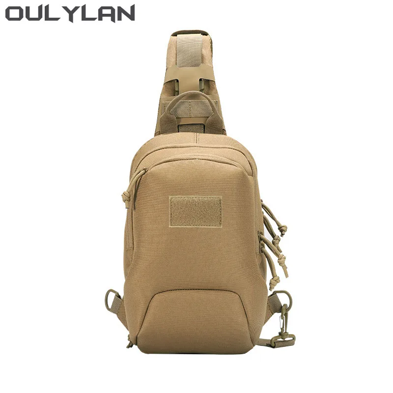 Outdoor Hidden Pistol Chest Bag Military Single Shoulder Bag Hunting Crossbody Handbag CAMO Tactical Chest Bag Multifunctional