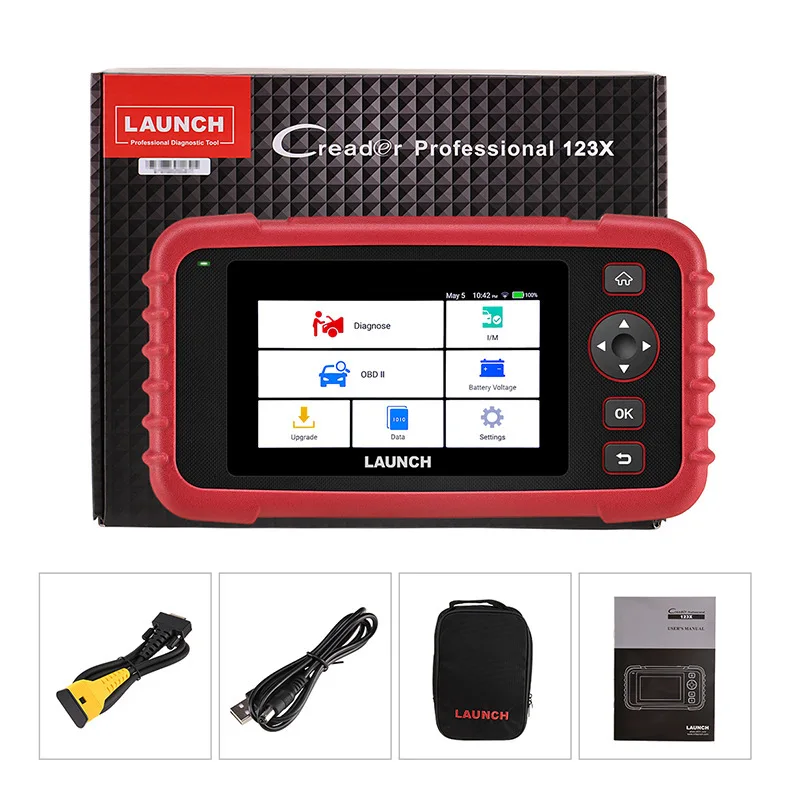 Full System Launch Crp123 Crp123e X431 Crp 123x Obd2 Code Reader For Engine Transmission Abs Srs With Autovin Service Diagnostic