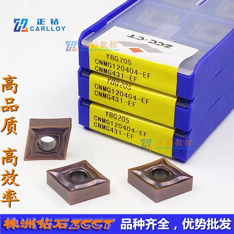 ZCC.CT CNMG120404-EF YBM151 YBC251 YBM153 YBG202 YBG102 YBG205 YBM215 YBG205H original hard alloy CNC blade