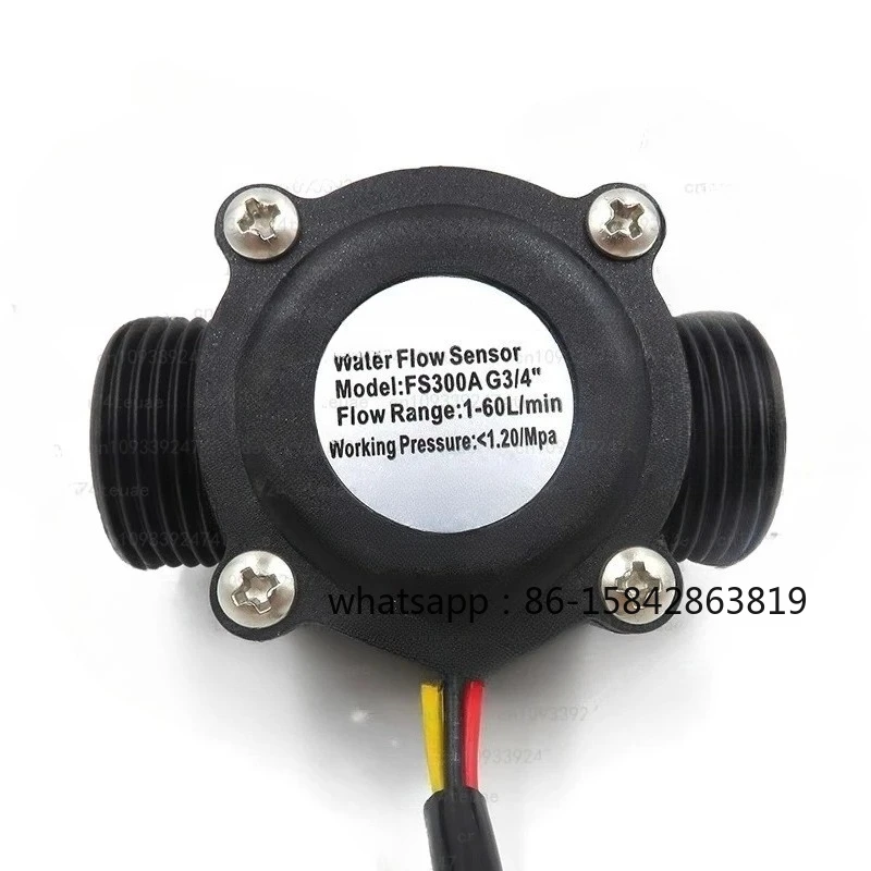 6-point Water Flow Sensor G3/4 High Precision Flow Meter Automatic Water Dispenser Flow Meter Sensor FS300A