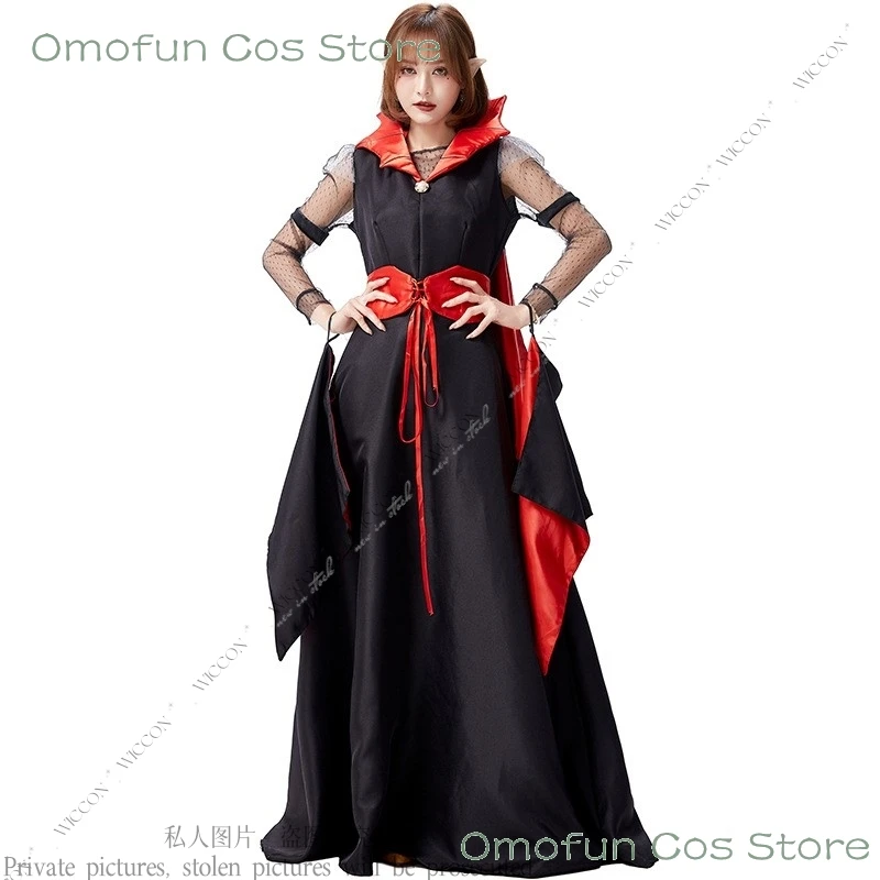 Halloween Kostüm Königin Kleid Ampire Kostüm Vampir Fledermaus Maskerade Show Teufel Kostüm Frau Kleid Korsett Halloween Königin