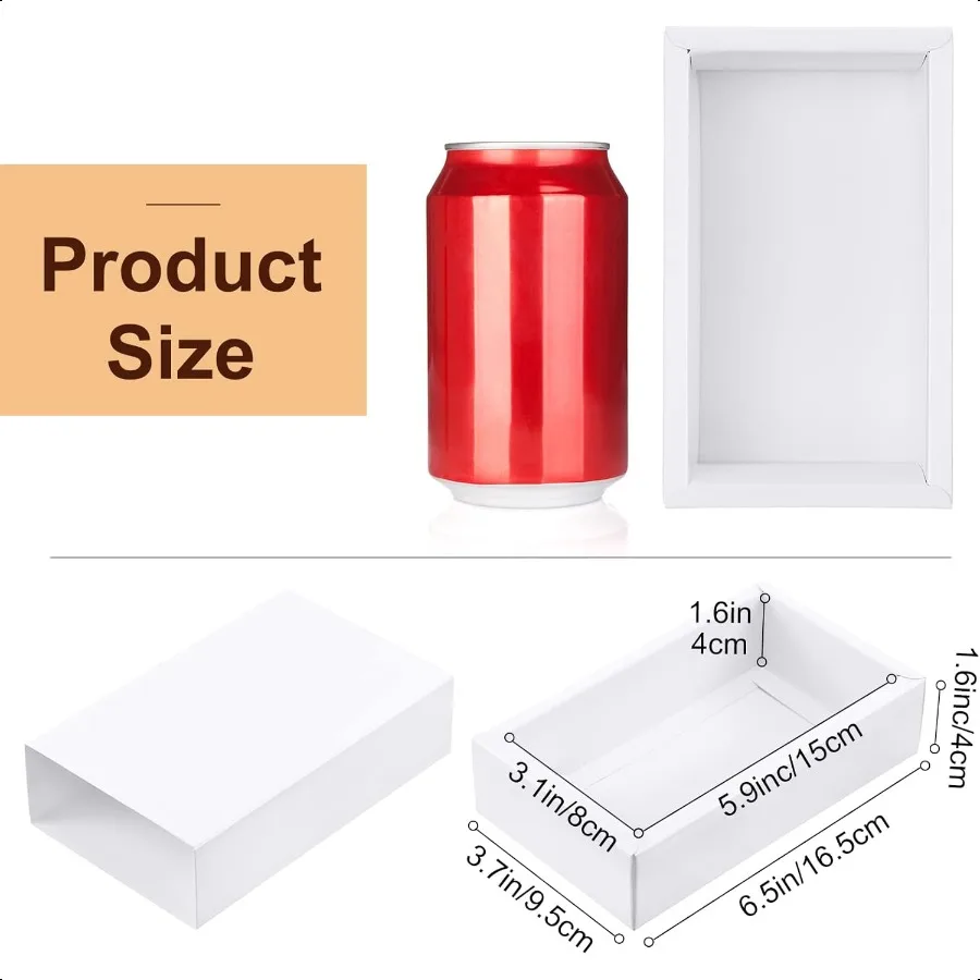 30 Pezzi Scatola con Cassetto in Carta Kraft Mini Artigianato Scatole Regalo in Cartone per Busin e Sapone Gioielli Caramelle Diserbo Bomboniere Pres