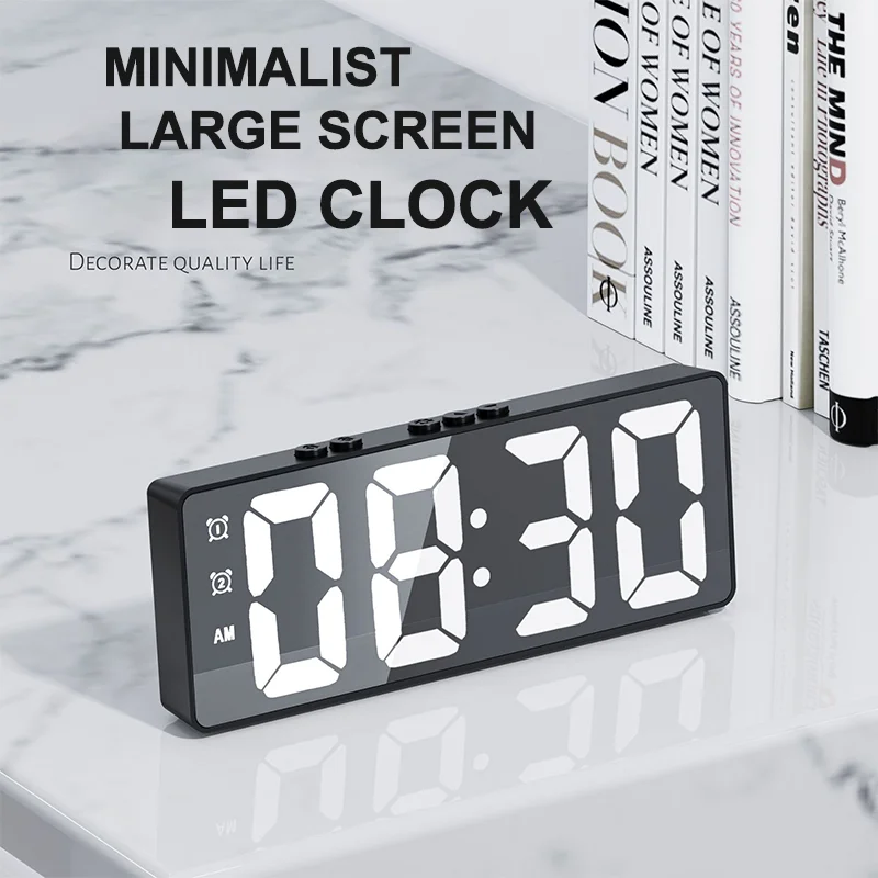 Led Mirror Alarm Cl…