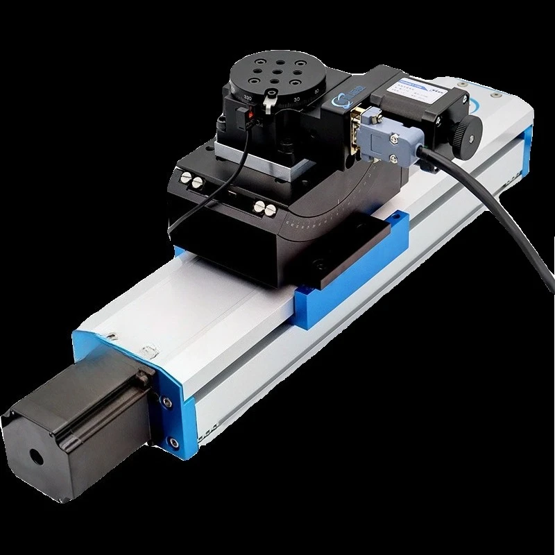 High-precision multi-dimensional electric combination displacement table, table, vertical linear module angle tilting table