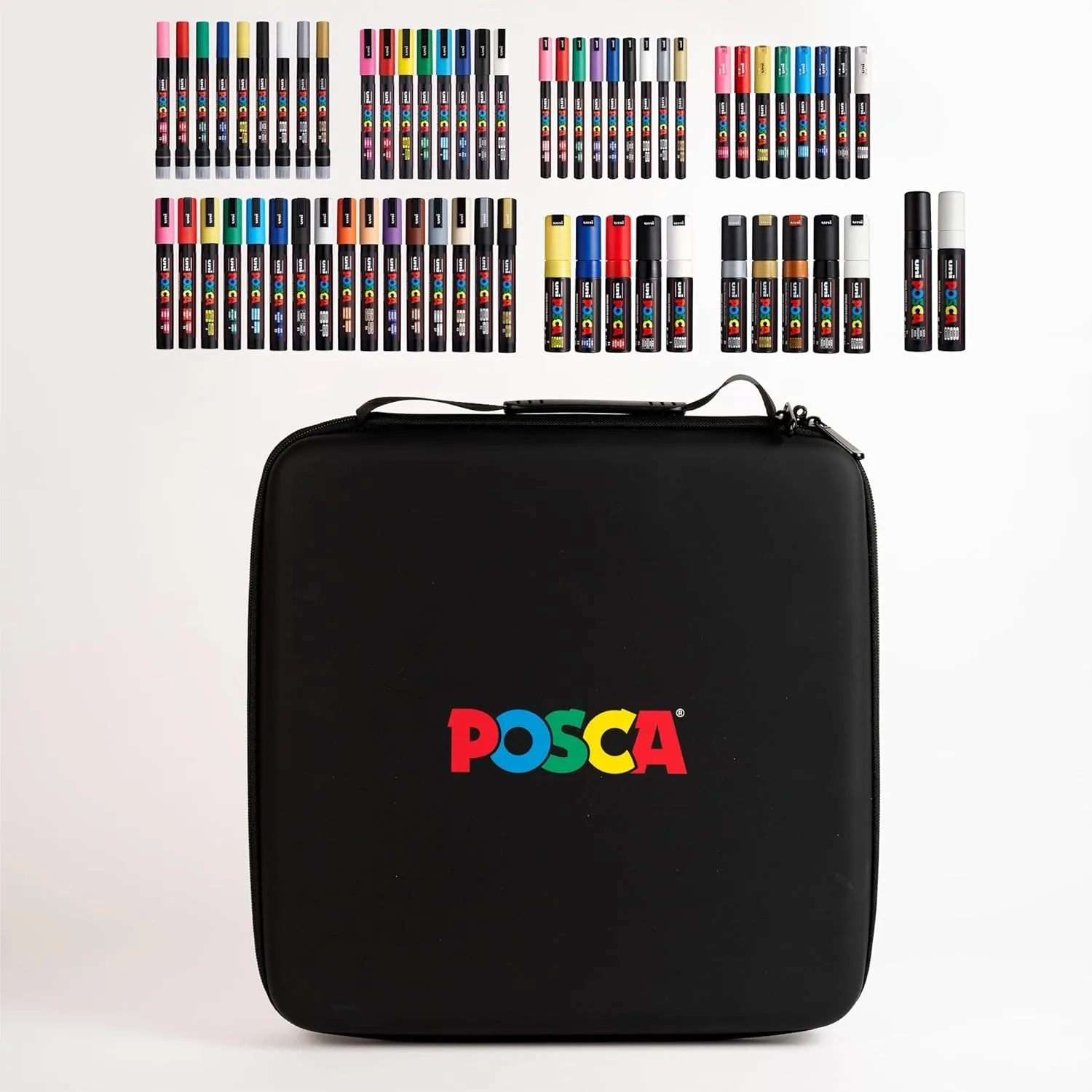 

Acrylic Paint Markers Set of 62 with Case for Kids Adults Coloring Canvas Glass Wood
