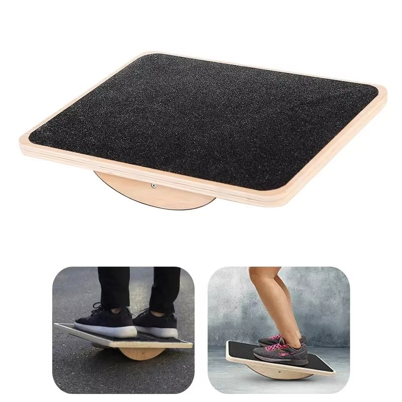 Rectangular Yoga Balancing Board Balance Training Equipment Workout Sensory Outdoor New Design Training Balanced Rocking Boards