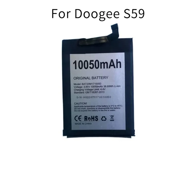 

Аккумулятор для мобильного телефона Doogee S59 Pro 10050 мАч
