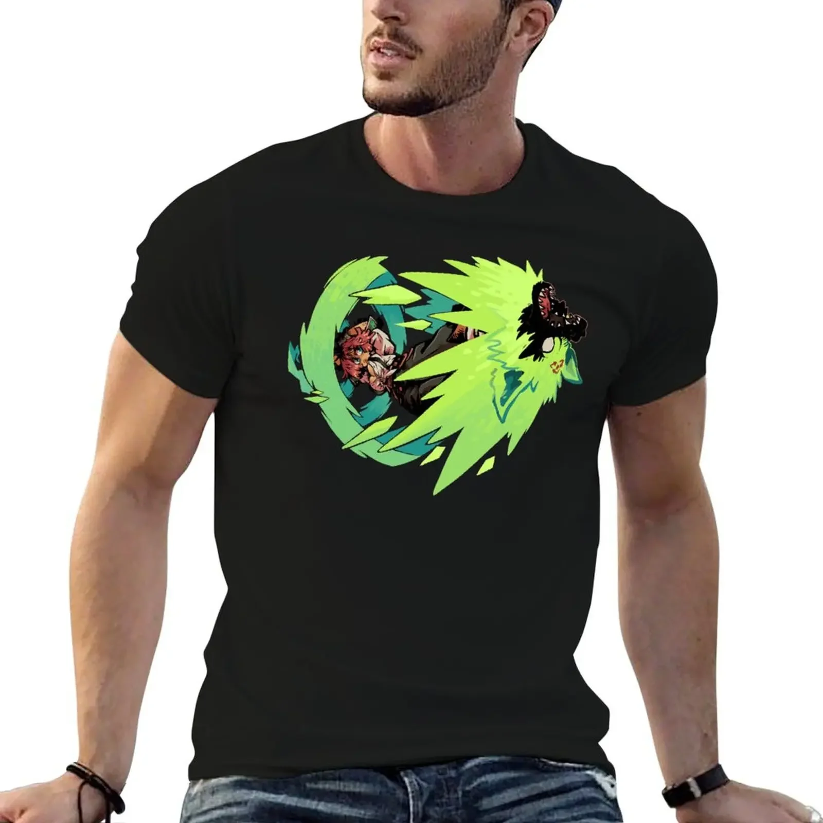 Giovanna and doggie T-Shirt custom t shirt anime tshirt black t shirts for men