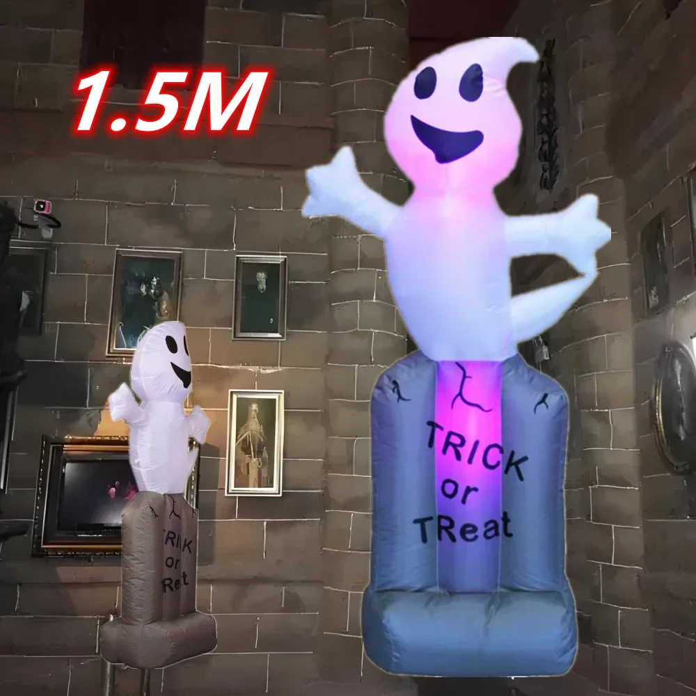 15m-ハロウィンインフレータブル怖い墓石ゴースト-2-led-発光小道具付き屋外パーティーハロウィン装飾中庭庭園