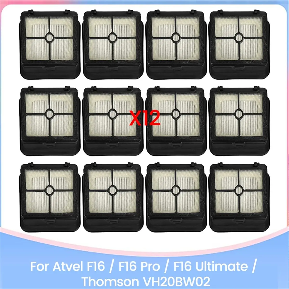 

Для Atvel F16/F16 Pro/F16 Ultimate/VH20BW02 Запасные части фильтра пылесоса Эффективная бытовая уборка [BWASCLIM]