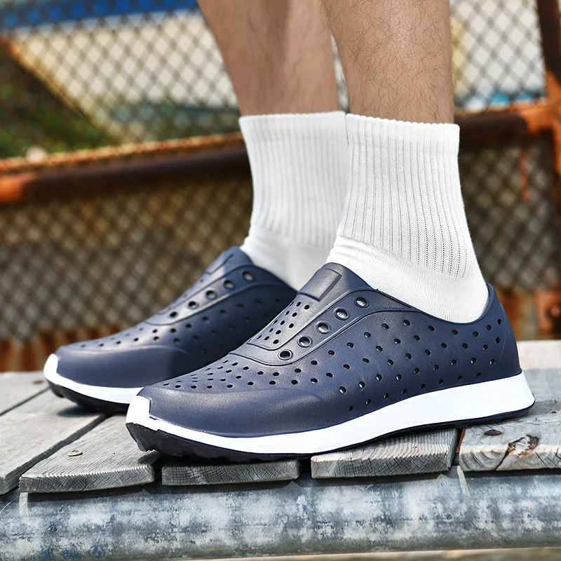 

Summer Flip Flops Non-Slip Waterproof Breathable Men Women's Wading Shoes Beach Casual Slippers EVA Sole Unisex Design Hombre