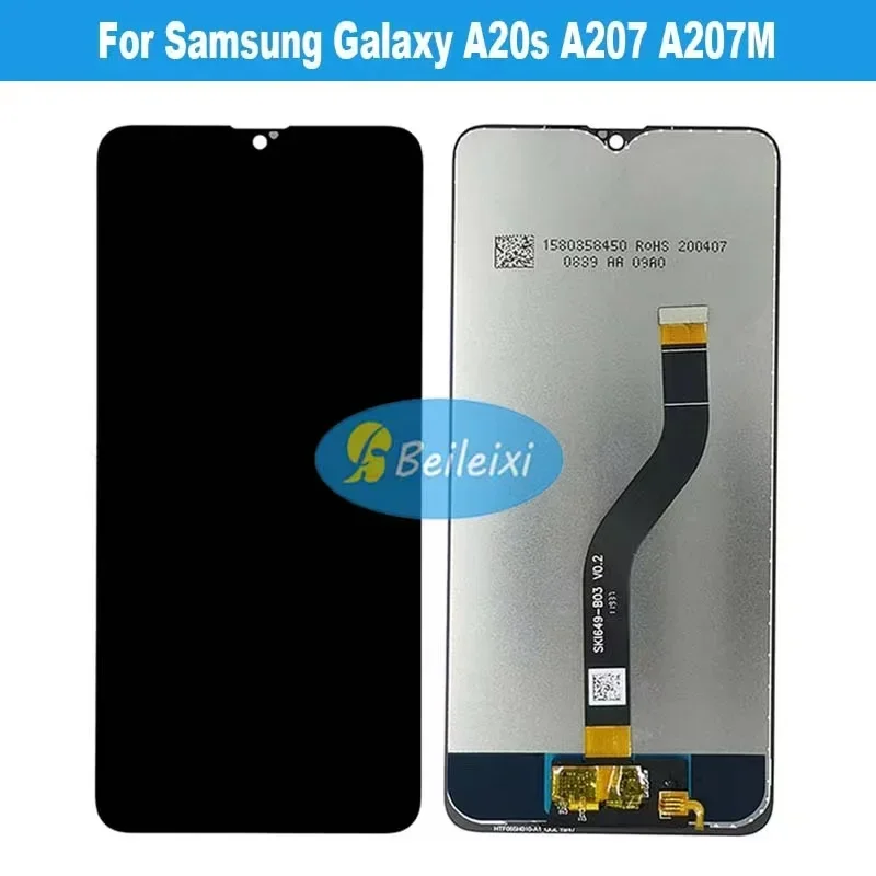 For Samsung A20s A207 A2070 A207F A207M SM-A207F LCD Display Touch Screen Digitizer Assembly