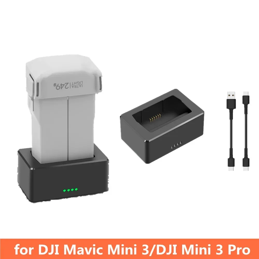 For DJI Mavic Mini 4 Pro Charger Battery Housekeeper USB Charging Treasure Type-c Charging Box for DJI Mini 3 Drone Accessories