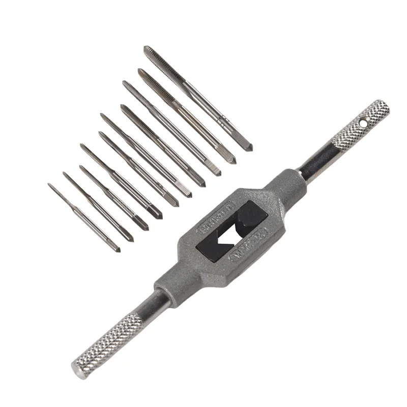 

A76K 11Pcs/Lot M1 M1.2 M1.4 M1.6 M1.7 M1.8 M2 M2.5 M3 M3.5 Mini Screw Tap Set Hand Tap Thread Wire Tapping Threading Taps Attack