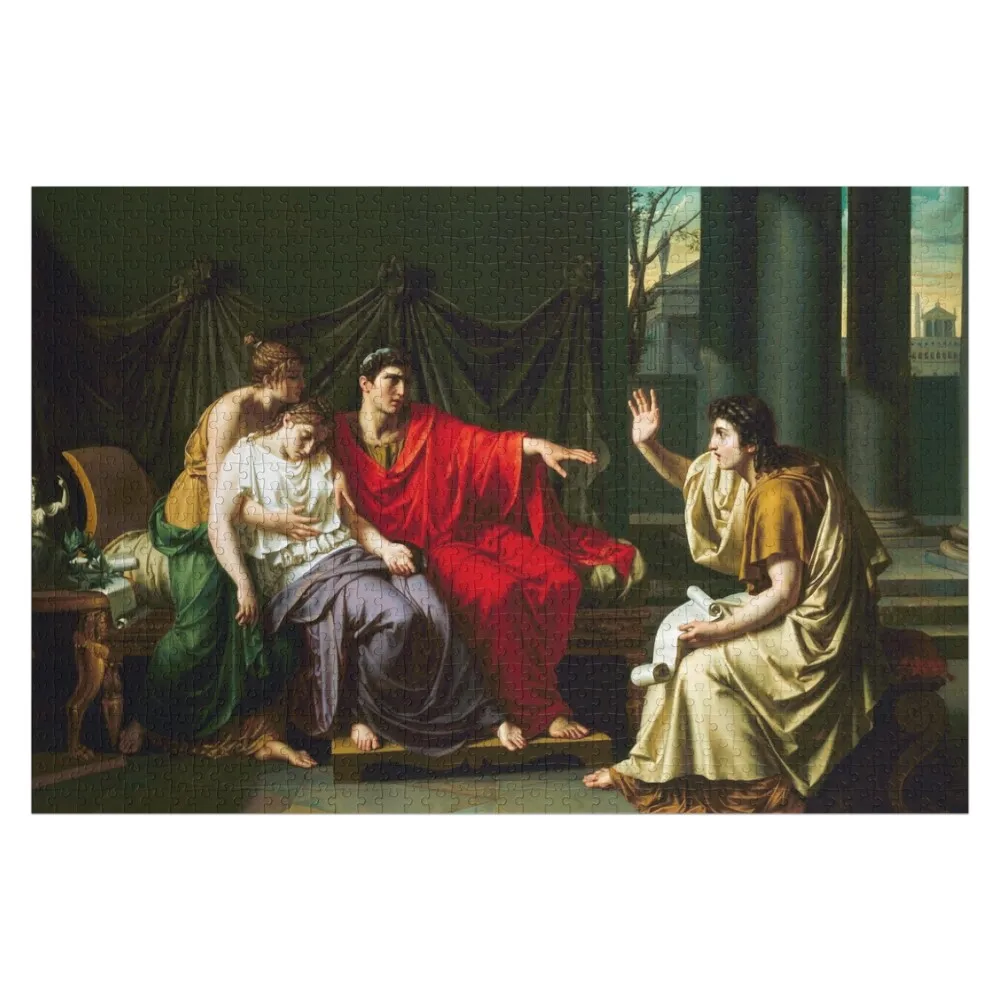 

Virgil reading The Aeneid by Wicar Jigsaw Puzzle Customized Gifts For Kids Custom Kids Toy Puzzle