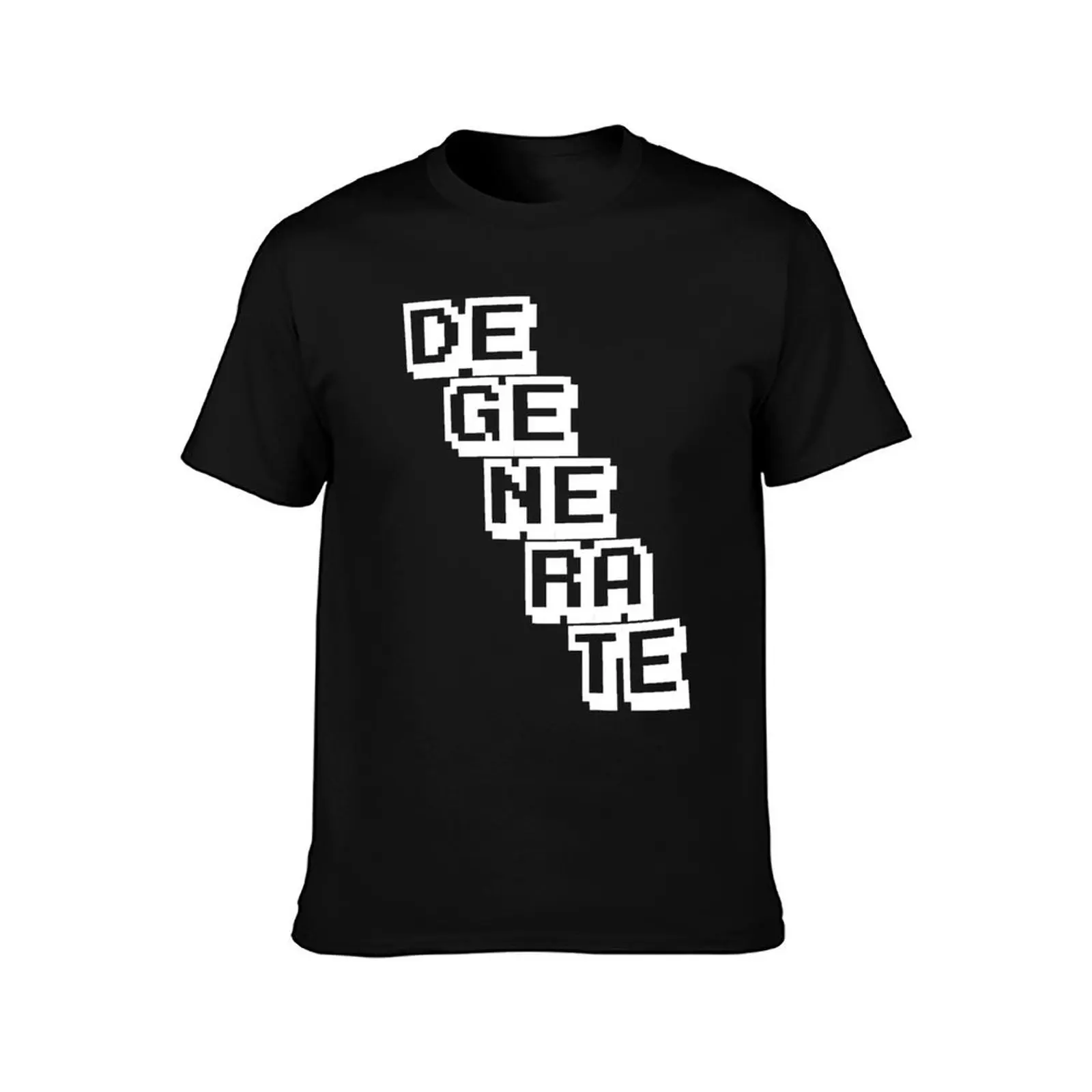 Degenerate Code T-Shirt Athletic Quick Dry for Men T-Shirt