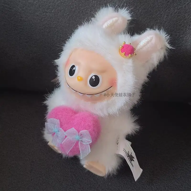 Voor/Kleur Labubu4.0 Hart Wachtwoord Serie Tie Dye Kleding Leuke Kleding Accessoires Diy Oogstickers