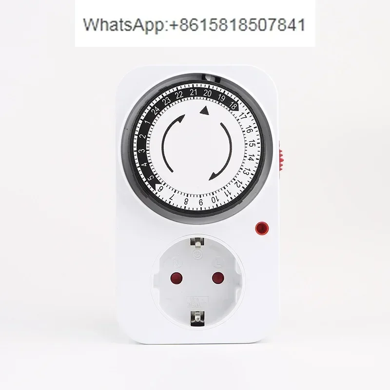 24-Hour mechanical timer, European, American, British, French and Italian standard timing socket switch