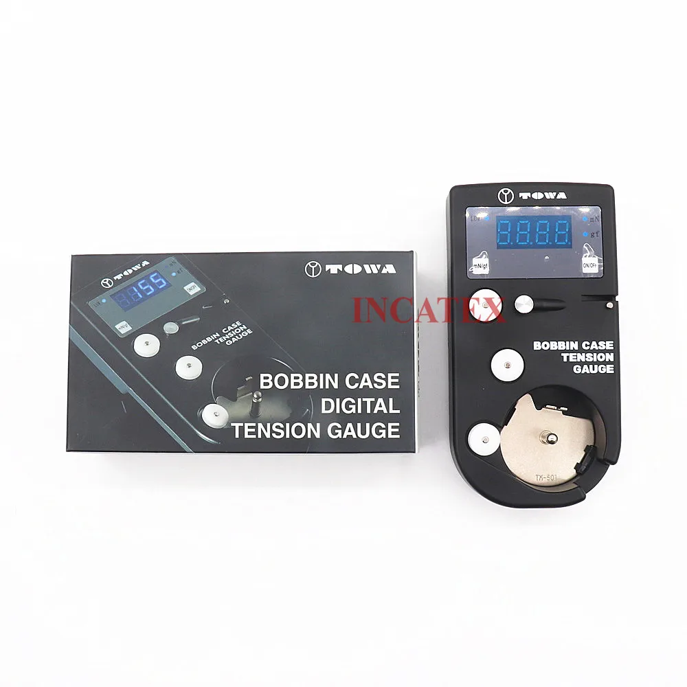 DTM-A1 Genuine Towa Bobbin Case Digital Tension Gauge Black New Model For Tajima Barudan SWF Happy Feiya Embroidery Machine