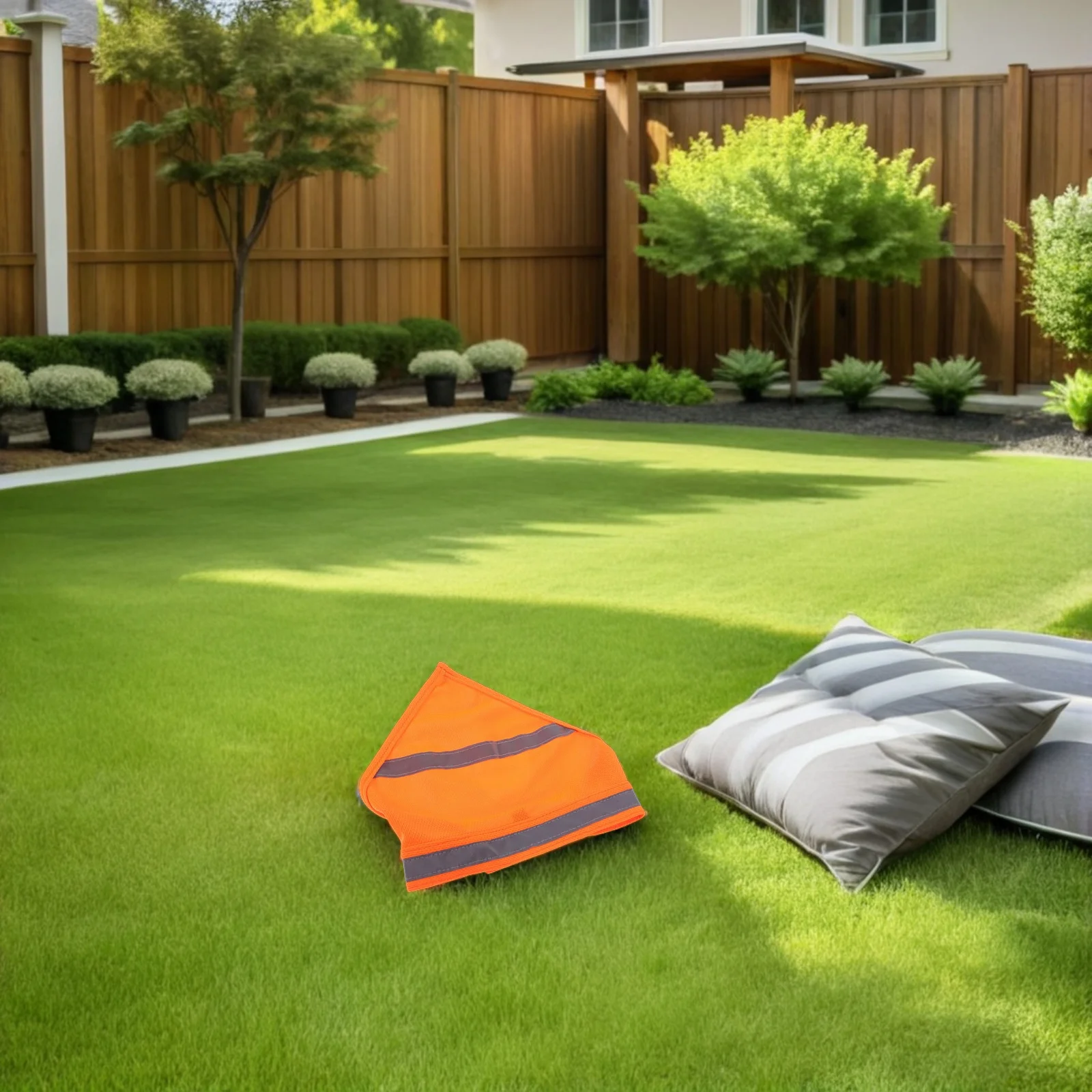 Paquete de 3 Pañuelos Reflectantes para Mascotas, Bandanas para Perros, Color Naranja, Collar Triangular para Cachorros, Baberos de Seguridad y Visibilidad, Pañuelo para Mascotas